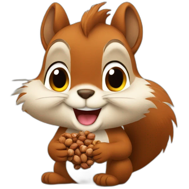 squirrel with mouth full of nuts emoji