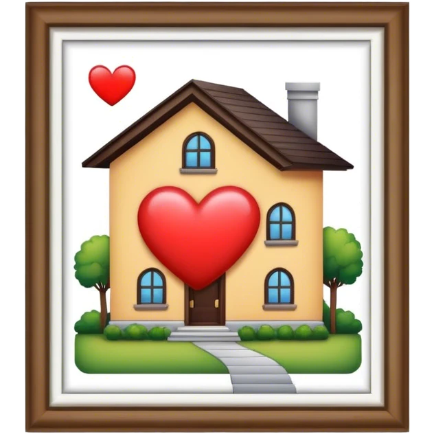 Home heart emoji
