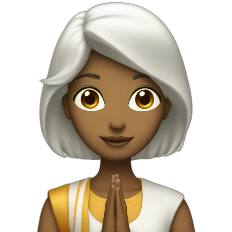 Namaste iPhone  emoji