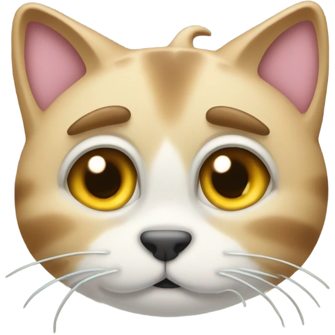 A cat with the flu  emoji