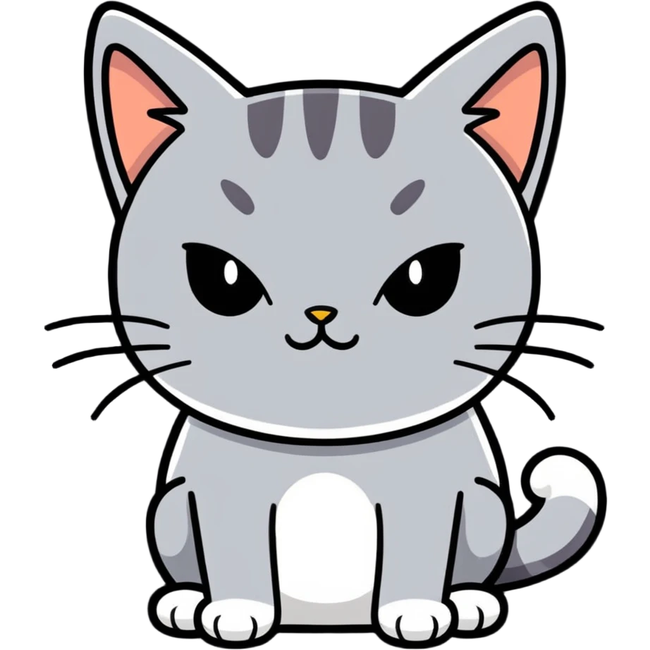 Stressed cat emoji