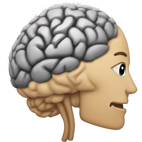 a brain with a bisutri emoji