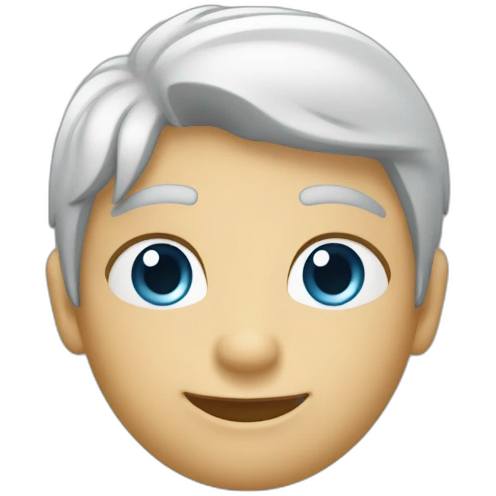 Emoji de verificación color celeste emoji