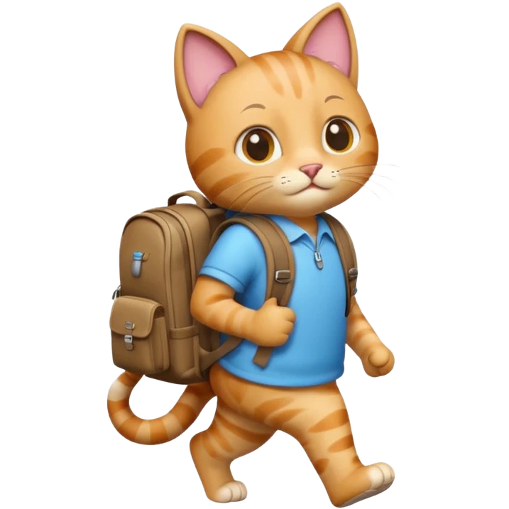 cat going to school emoji