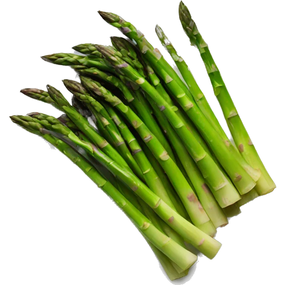 plate of asparagus emoji