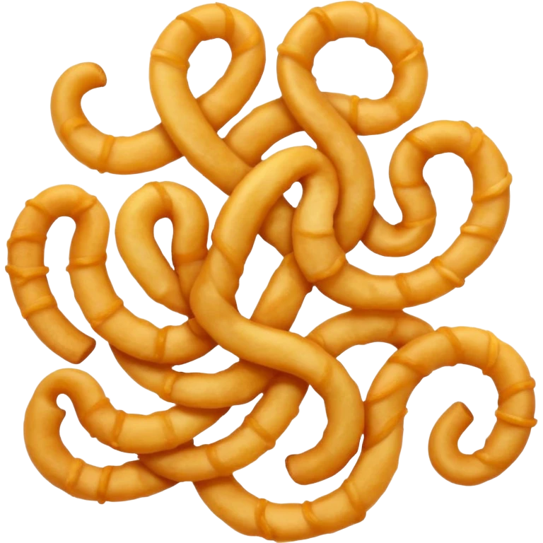 a single curly fry emoji