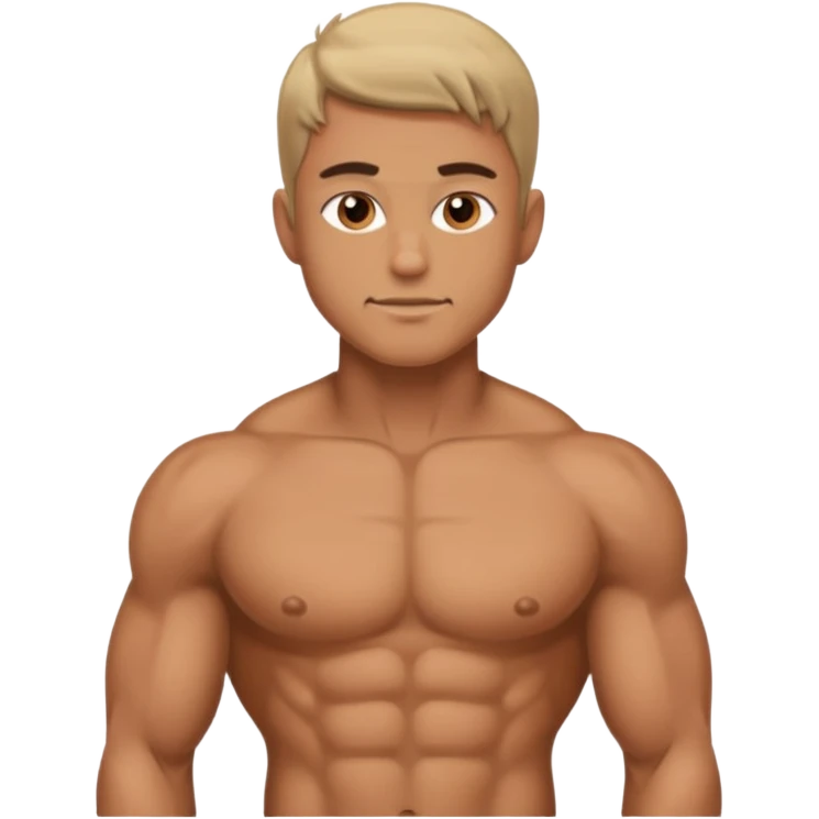 Naked man emoji