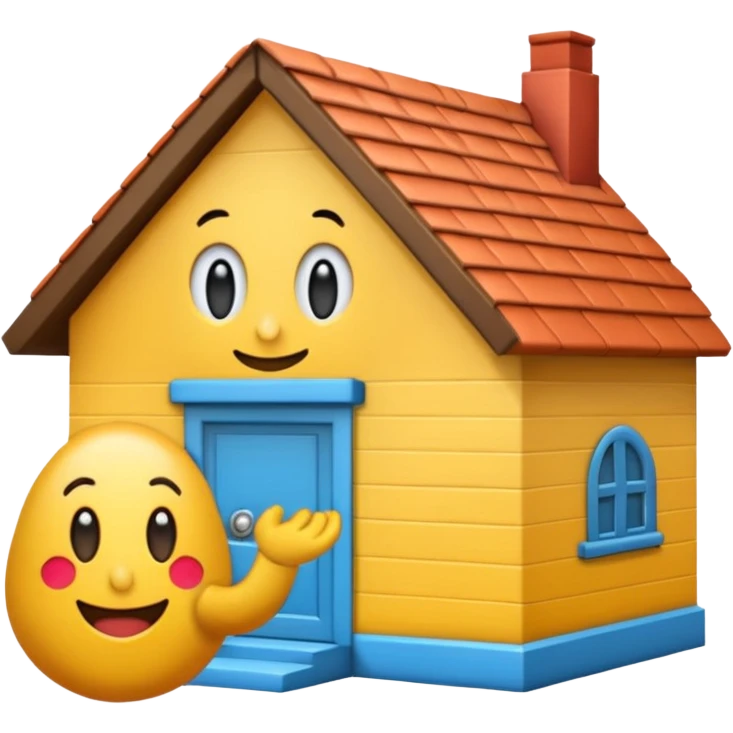 Letra decorada escrito HR de limpar a casa com uns emojis legais emoji
