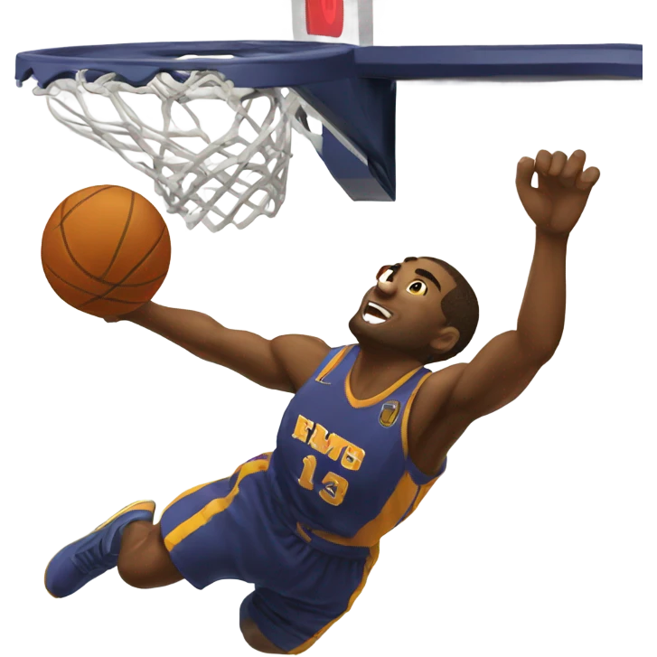 posterizing dunk emoji
