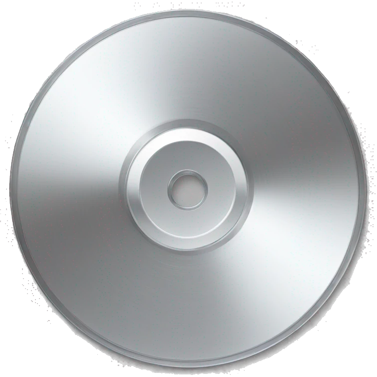 silver cd disk emoji