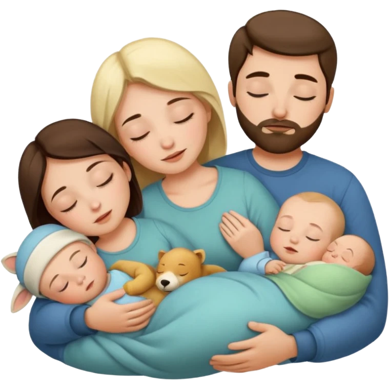 Femme Marie, homme Joseph, et le petit bébé Jesus, et les animaux font tous dodo emoji