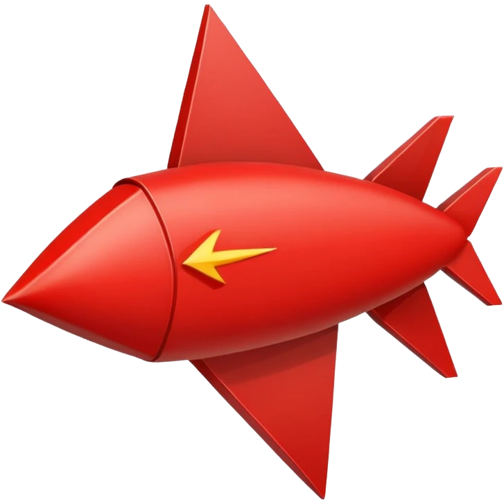 Big Red bold arrow pointing at something  emoji
