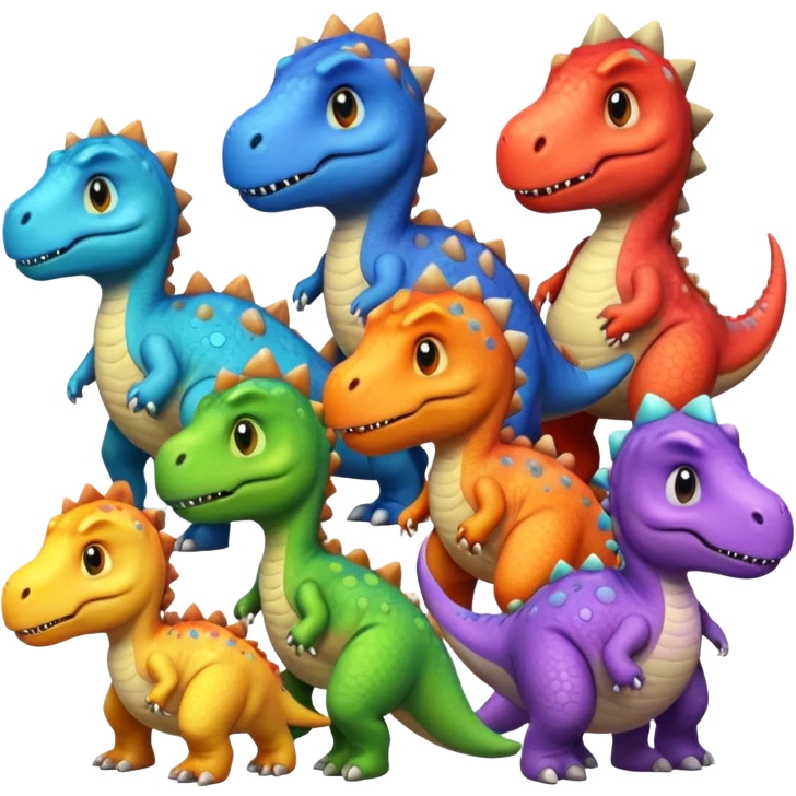 Dinosaurs feel bad emoji