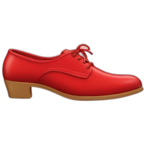 Red shoe emoji