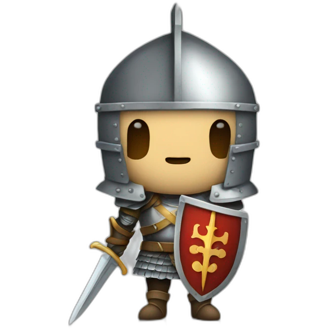 Knight-with-sword emoji