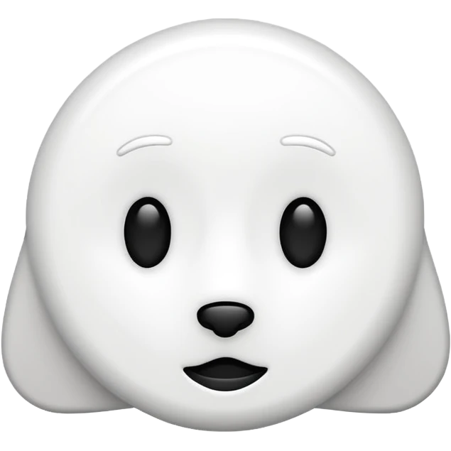 White doodle emoji