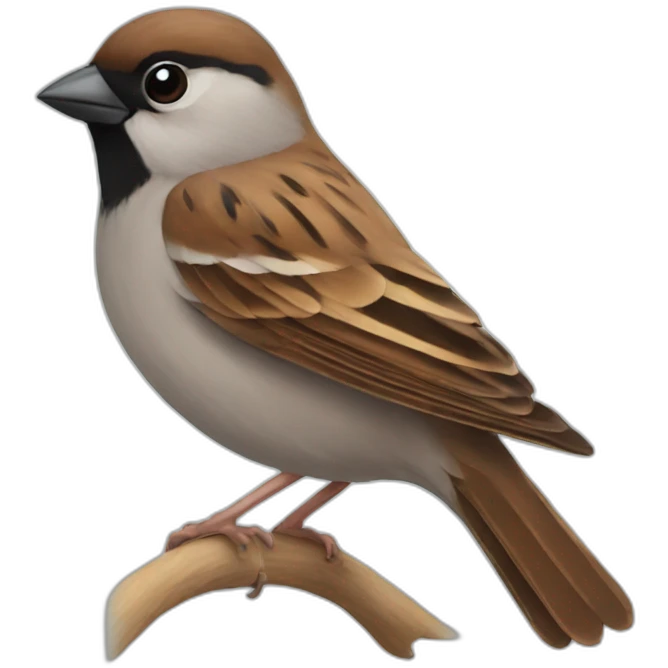 A sparrow  emoji