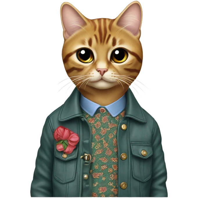 gucci çantalı kedi emoji