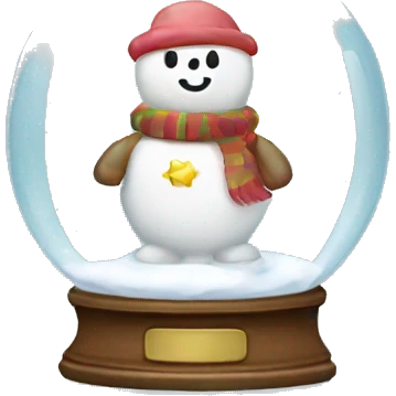 Snow globe  emoji