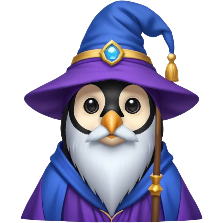 Penguin Wizard emoji