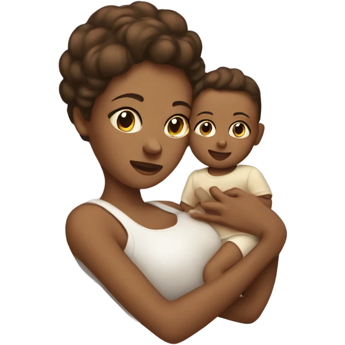 Baby and mommy emoji