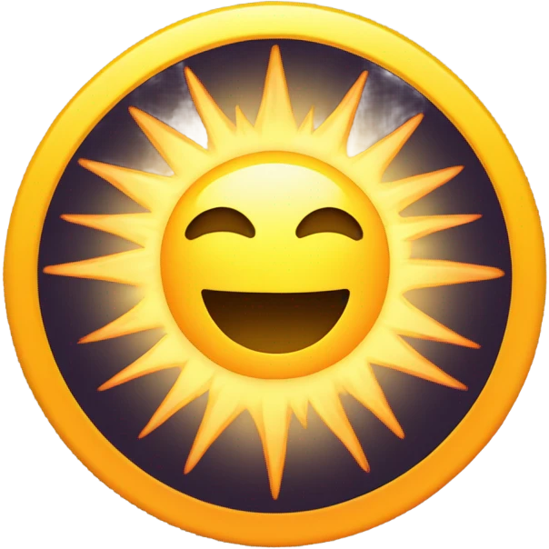 Sun emoji