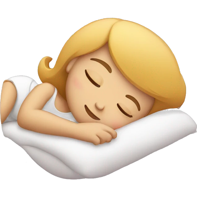 Sleeping girl emoji