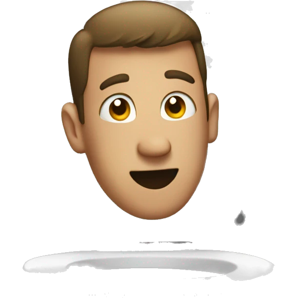 man inside toilet emoji