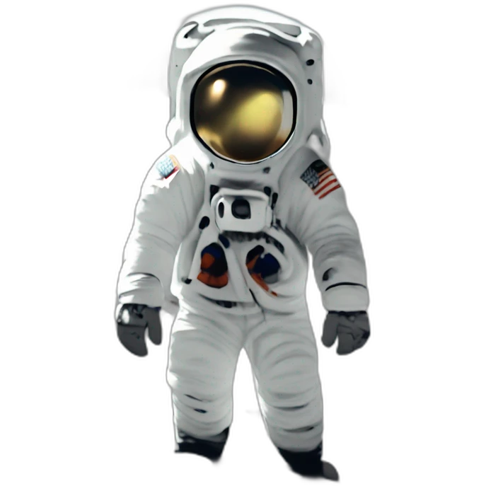 Asian woman walking on the moon emoji