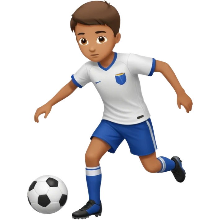 в кругу мальчик качает играет в футбол emoji