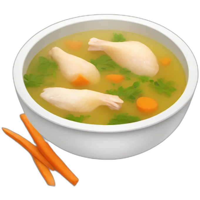 chicken soup emoji