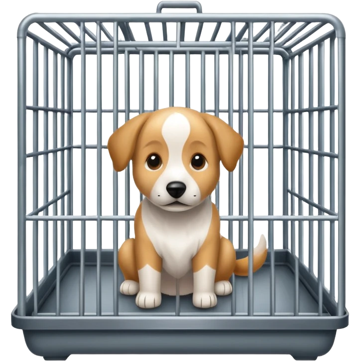 Empty Dog cage without animals emoji
