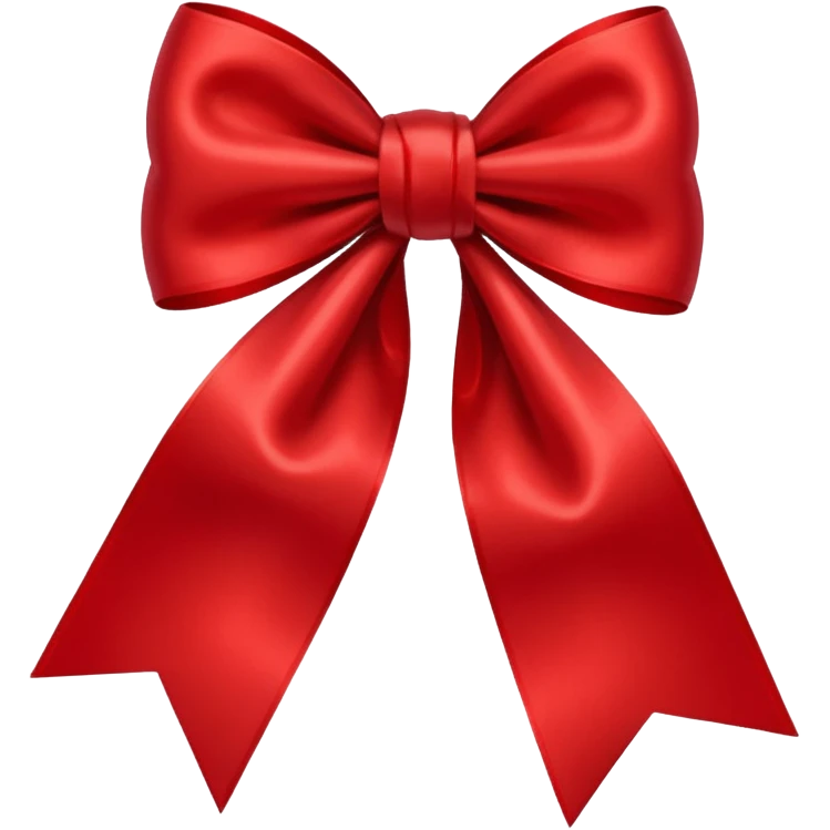 Red bow emoji