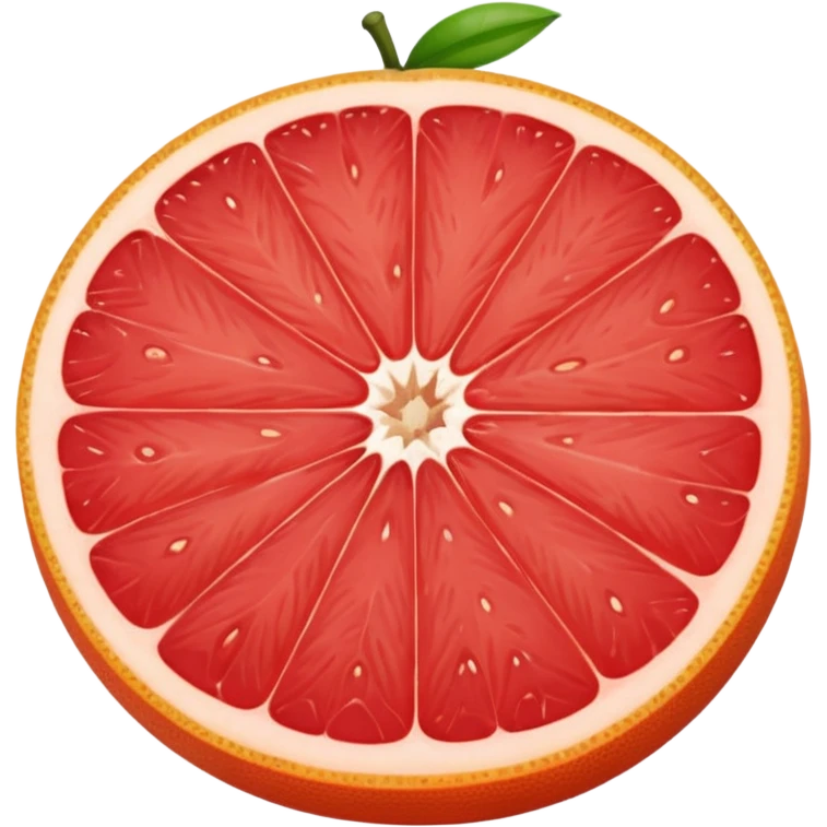 red grapefruit emoji