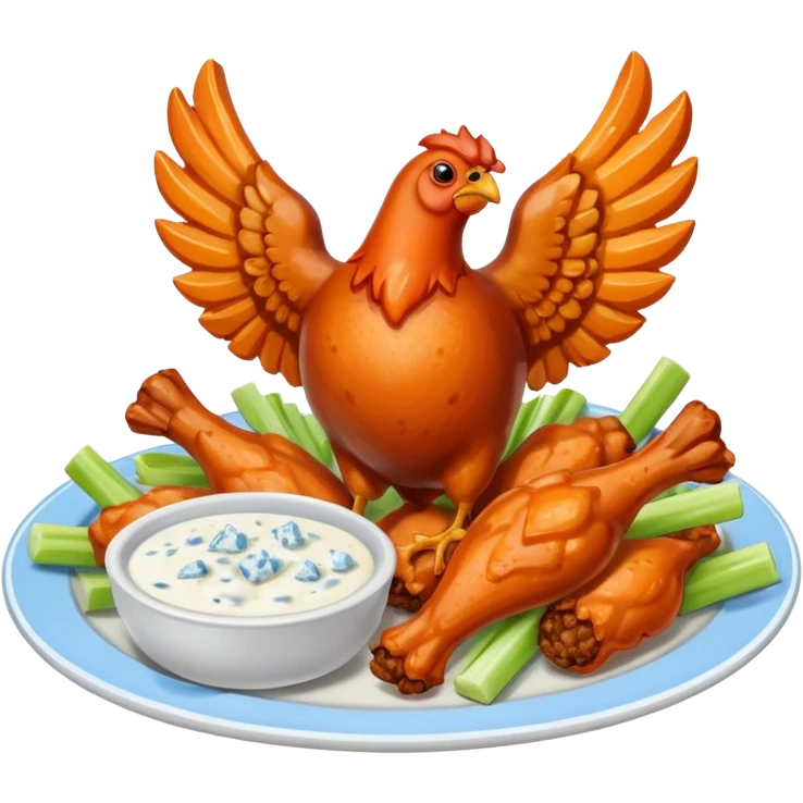 buffalo chicken wings emoji