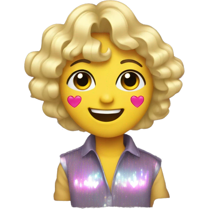 disco heart emoji