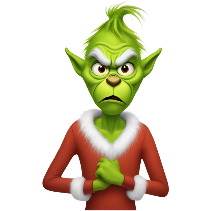 Mad grinch  emoji
