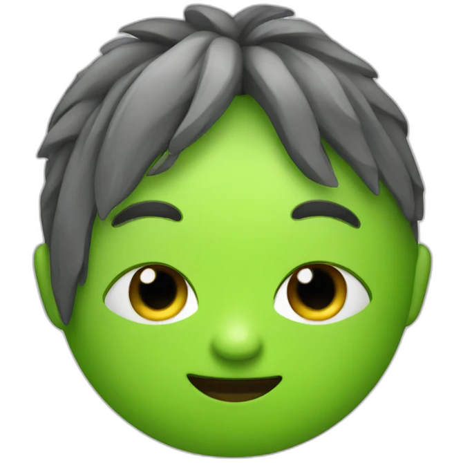 cute lime charcter emoji