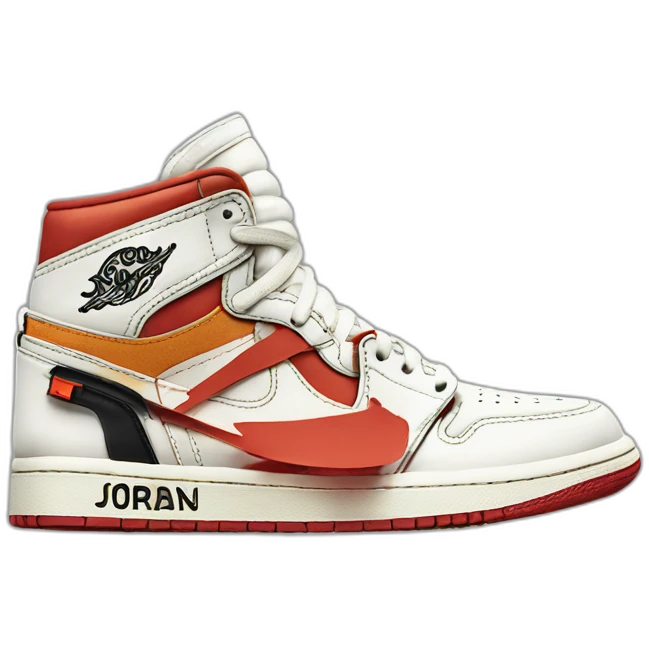 Jordan 1 off White  emoji