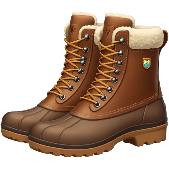 winter shoes emoji