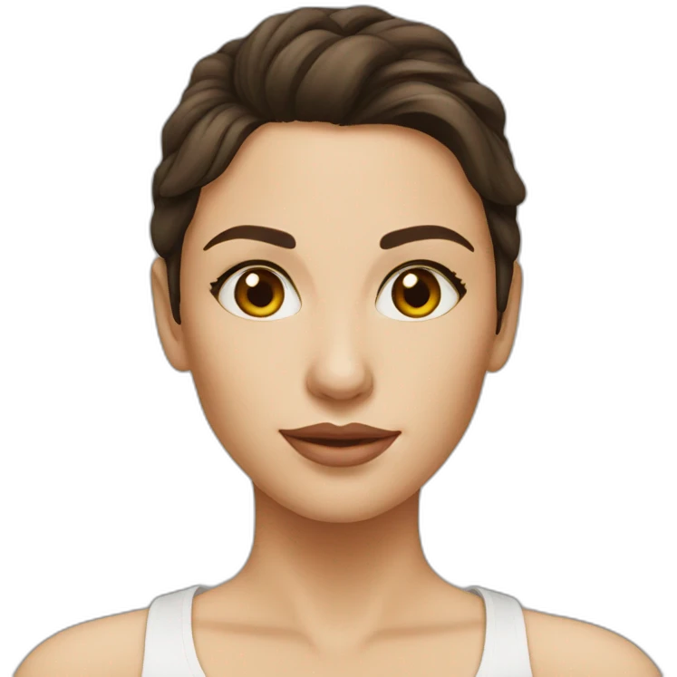 brunette-woman-with-hazel-eyes emoji