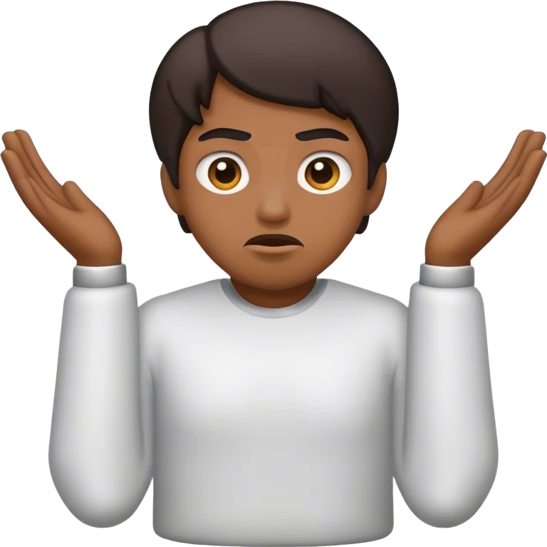 пожимает плечами emoji