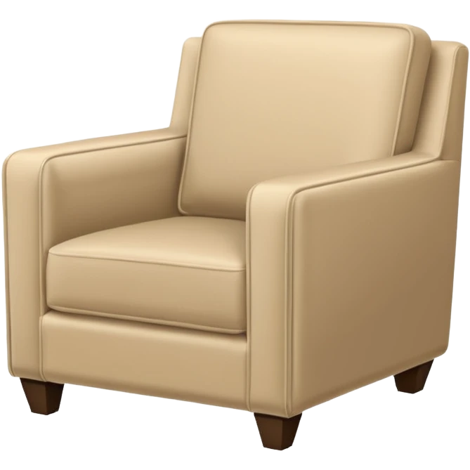 modern armchair in corner of hotel rom emoji