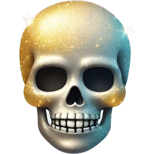 Sparkling skull  emoji