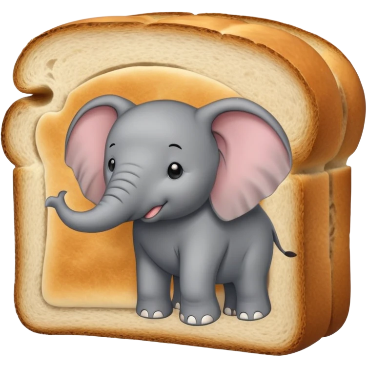 🤔🍞🐘 emoji