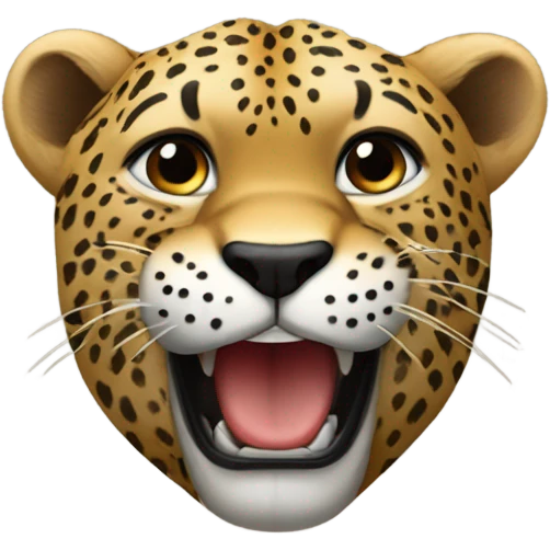 Me creas un corazón de leopardo emoji