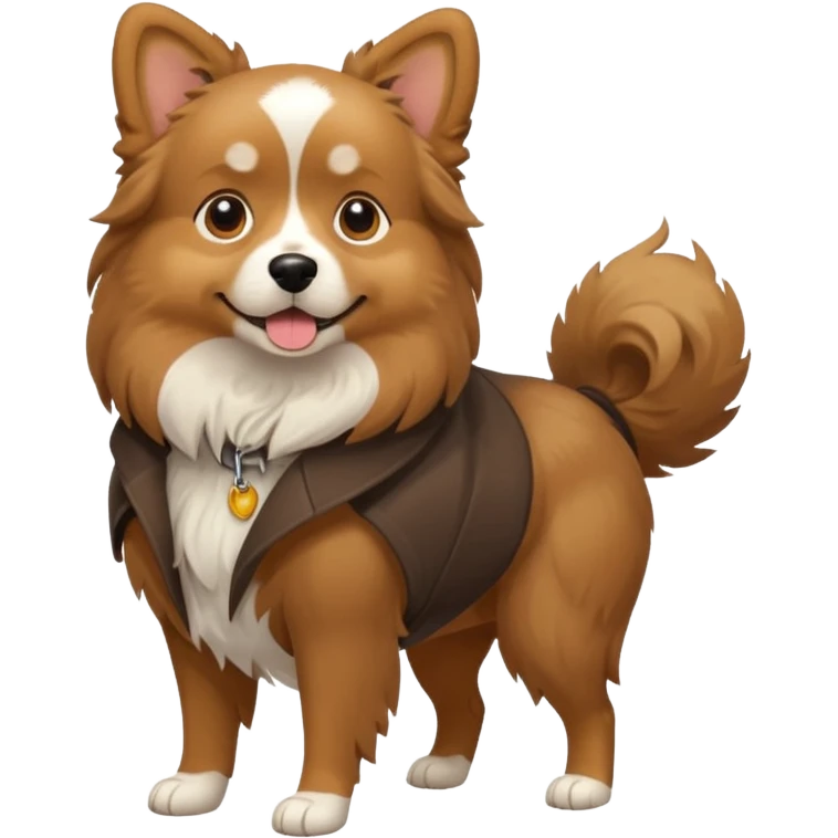 Dog full body, adult age. emoji