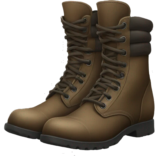 combat boots emoji