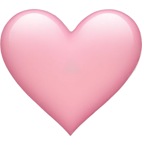 light pink heart emoji emoji