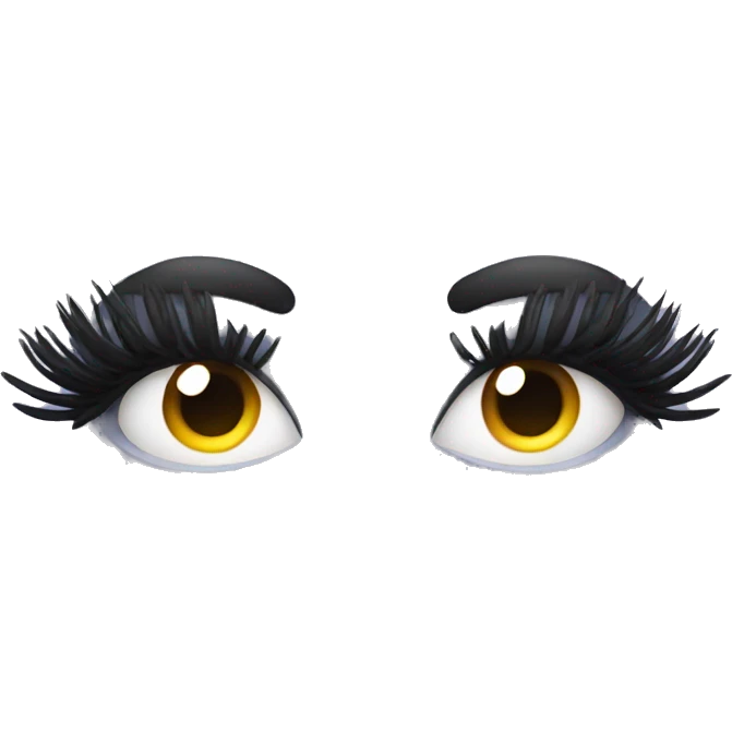 Eyelash emoji